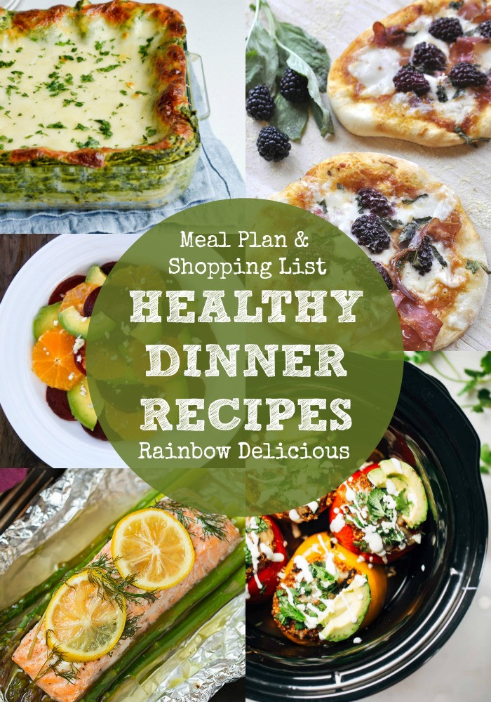Healthy Delicious Dinner
 Healthy Dinner Recipes Meal Plan Rainbow Delicious