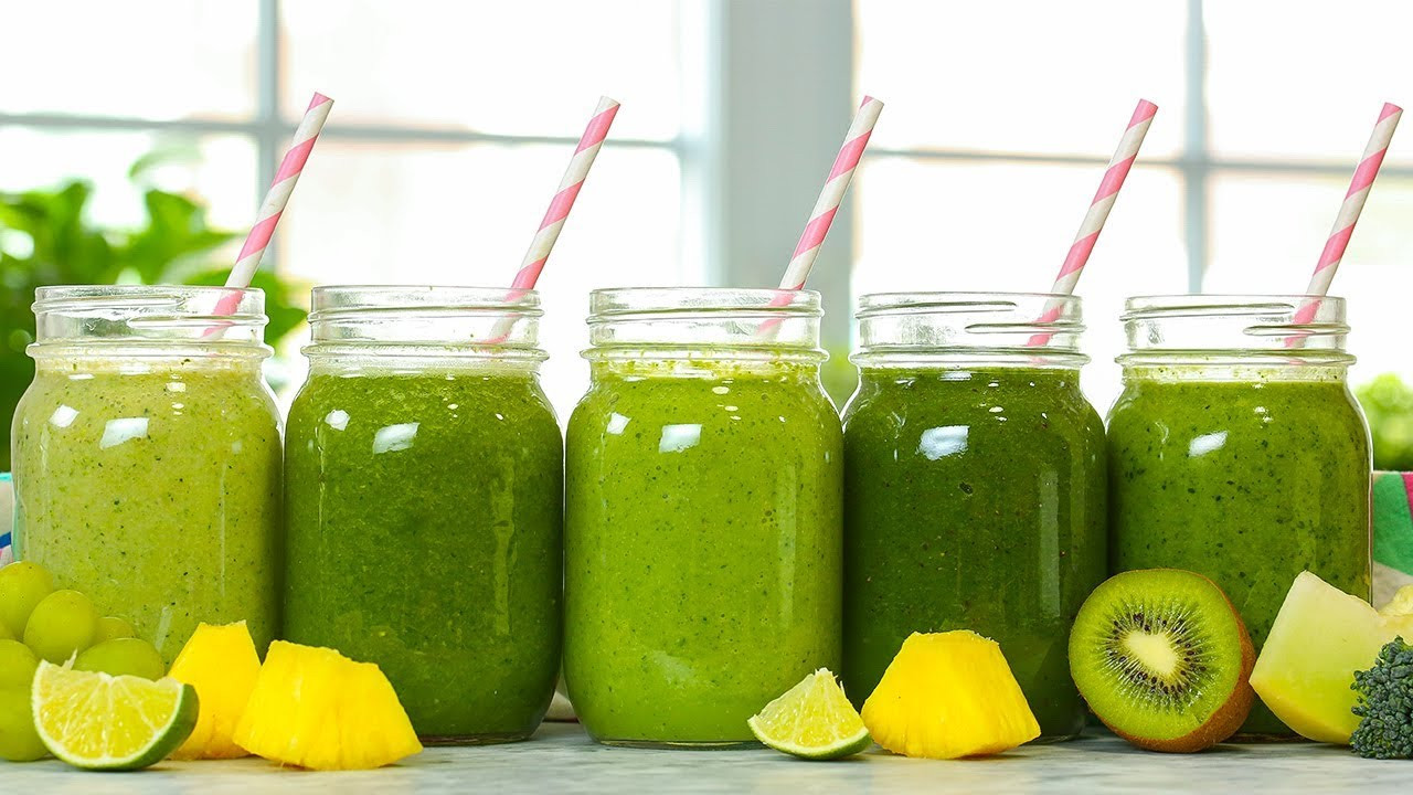 Healthy Green Smoothies
 5 Healthy Green Smoothie Recipes
