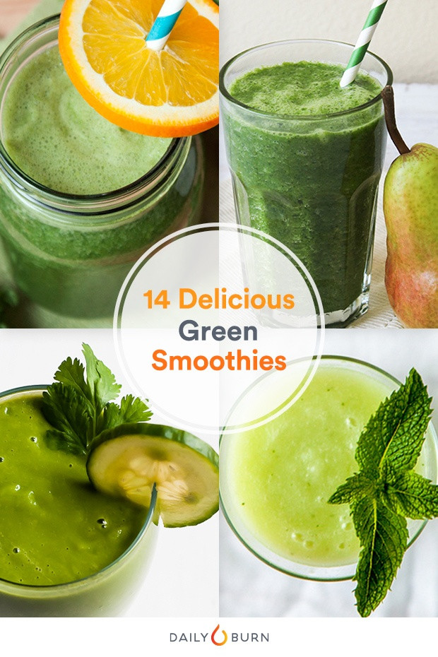 Healthy Green Smoothies
 14 Deliciously Healthy Green Smoothie Recipes