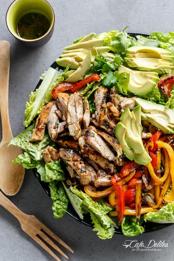 Healthy Pregnancy Dinner Recipes
 Grilled Chili Lime Chicken Fajita Salad Cafe Delites