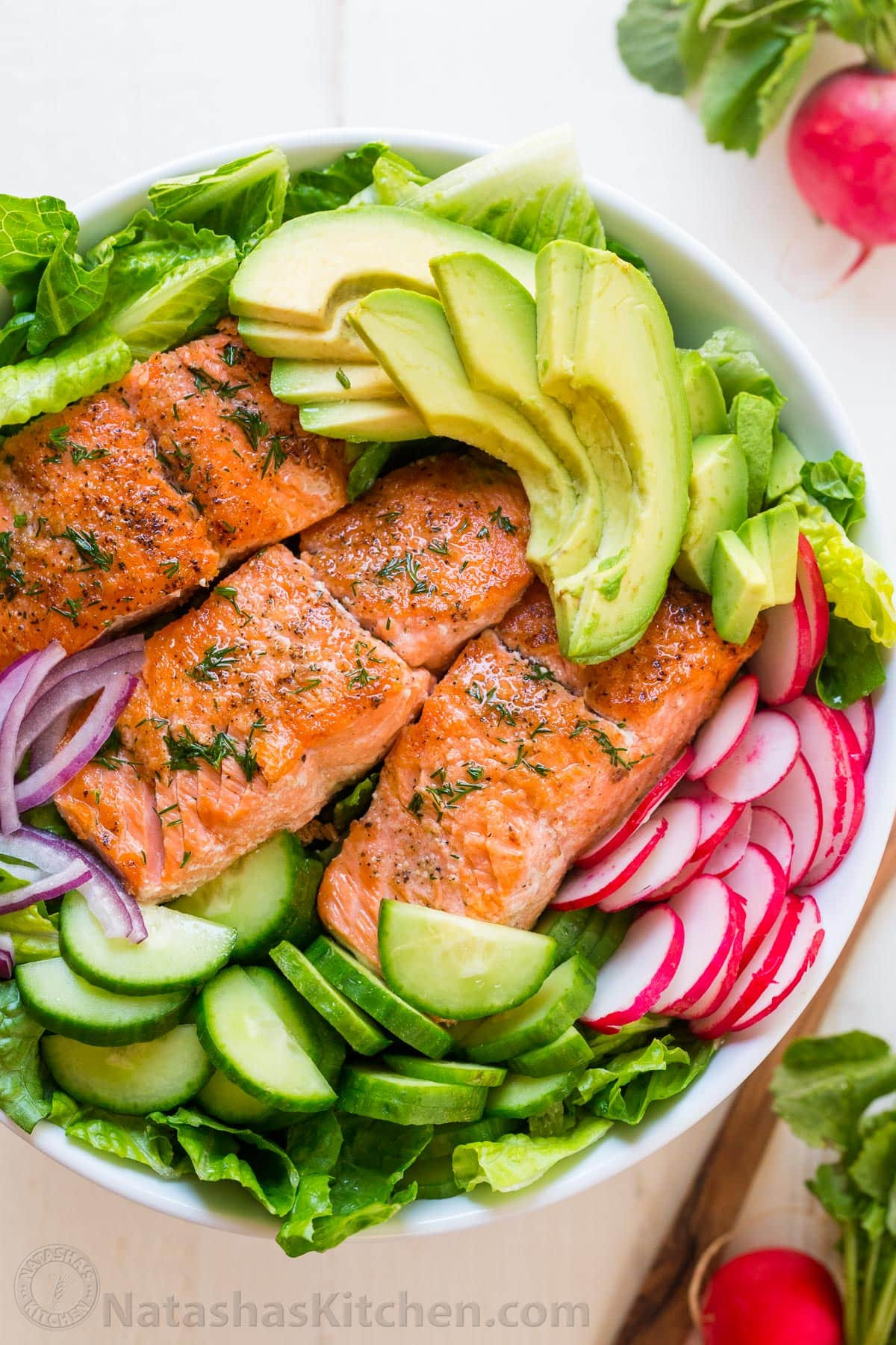 Healthy Salmon Salad
 Avocado Salmon Salad Recipe VIDEO NatashasKitchen