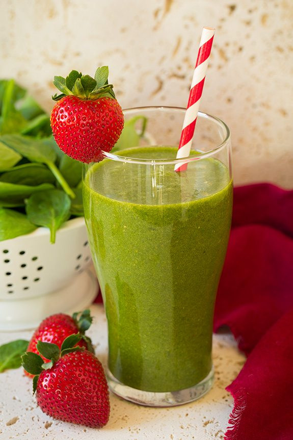 Healthy Smoothies With Spinach
 Strawberry Spinach Green Smoothie Cooking Classy