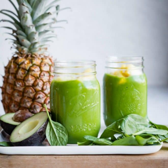Healthy Smoothies With Spinach
 Pineapple Paradise Spinach Smoothie