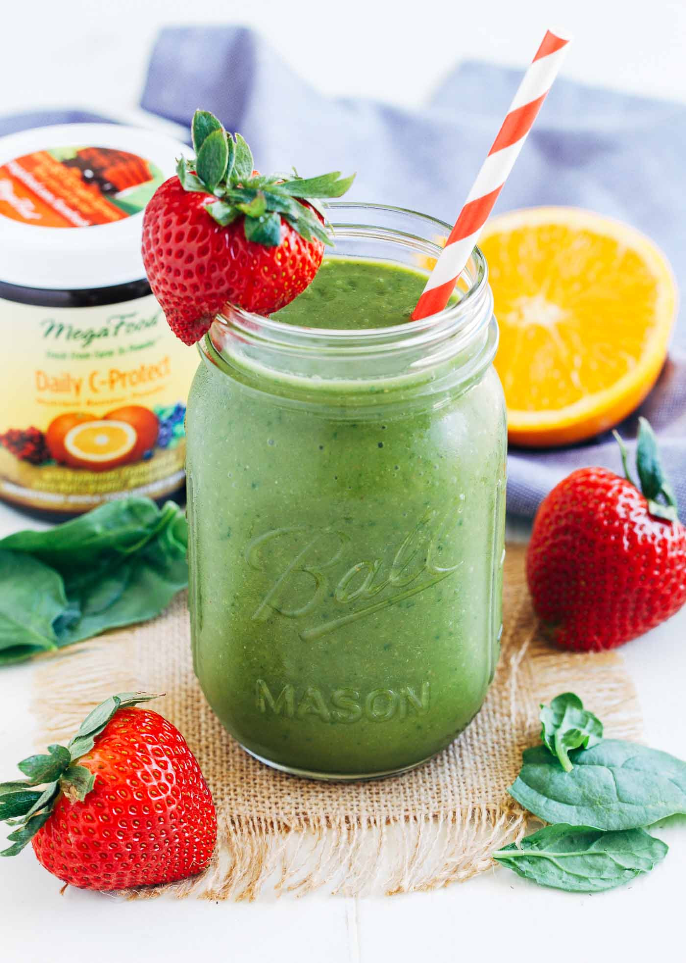 Healthy Smoothies With Spinach
 Strawberry Mango Spinach Smoothie Making Thyme for Health