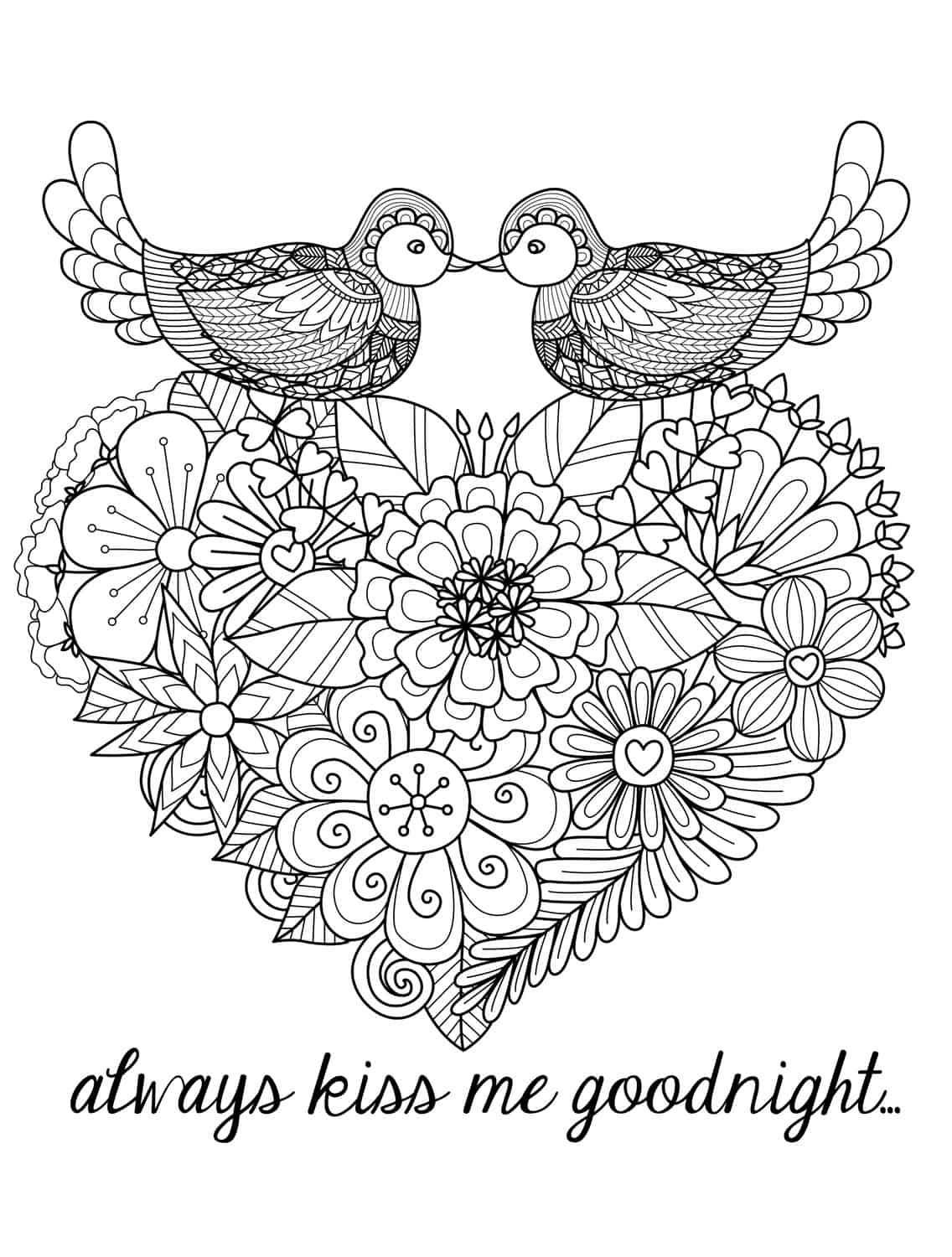 Heart Coloring Pages For Adults
 20 Free Printable Valentines Adult Coloring Pages Nerdy