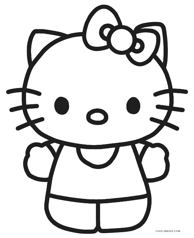 Hello Kitty Printable Coloring Pages
 Free Printable Hello Kitty Coloring Pages For Pages