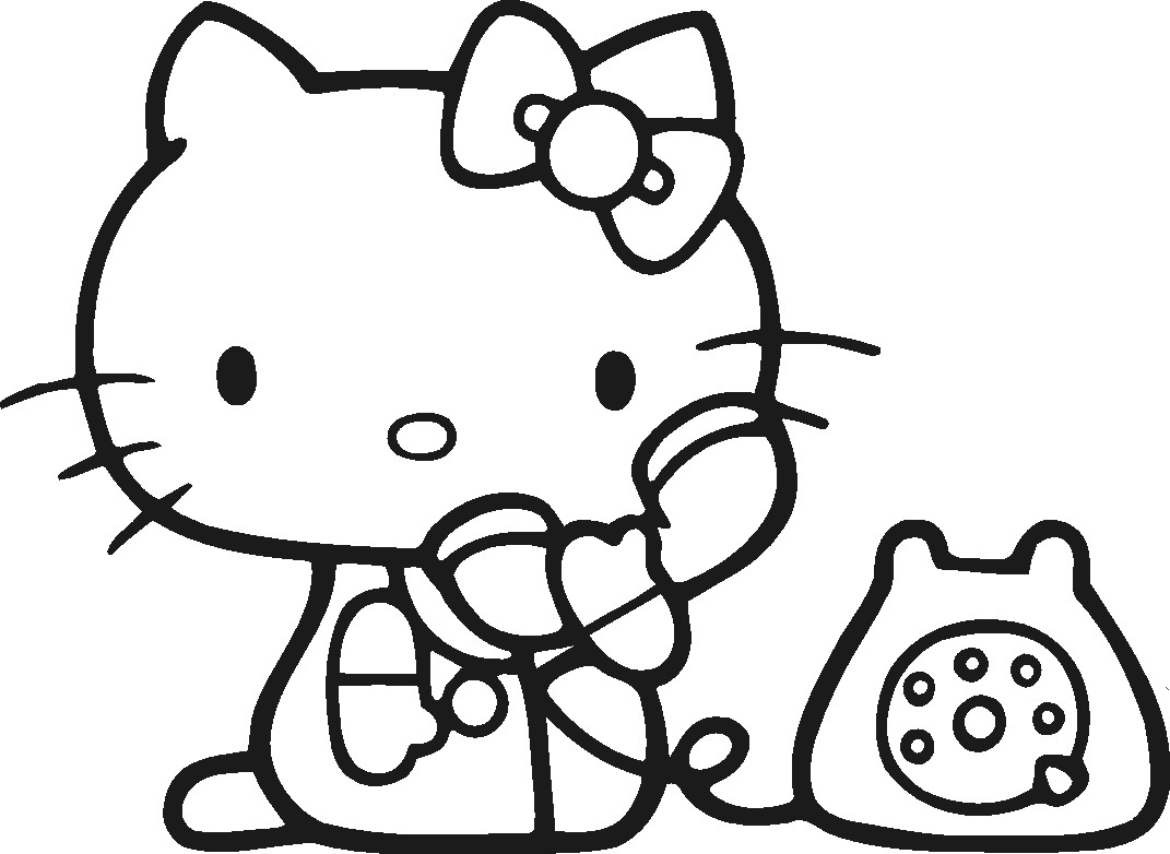 Hello Kitty Printable Coloring Pages
 Ausmalbilder für Kinder Malvorlagen und malbuch • Kitty