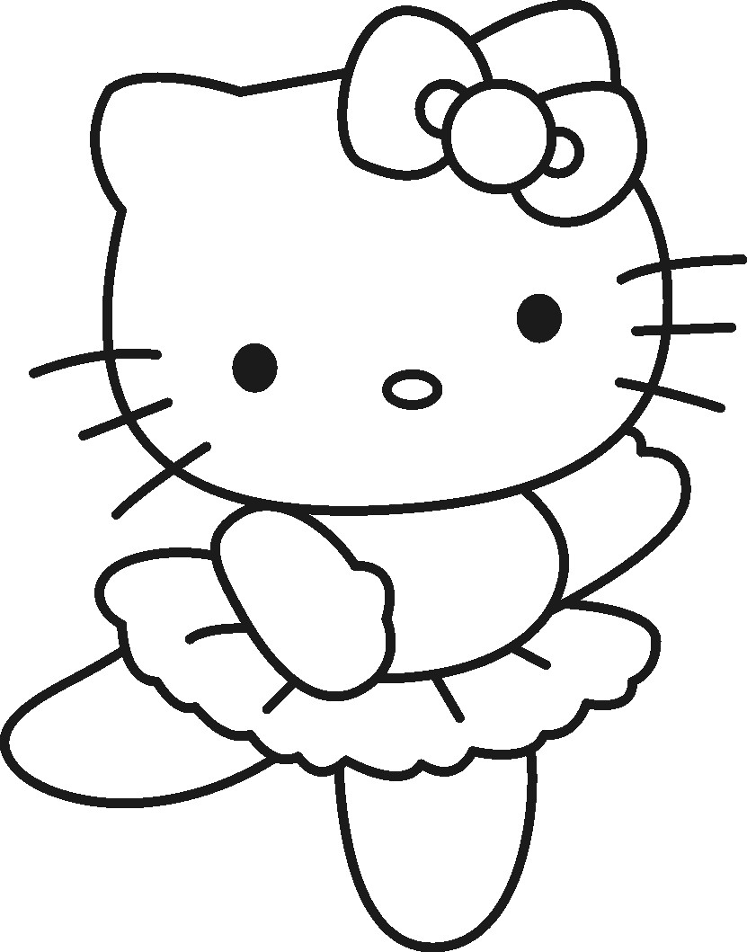 Hello Kitty Printable Coloring Pages
 16 Printable collection of Hello kitty coloring pages