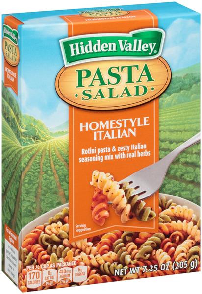 Hidden Valley Pasta Salad
 Hidden Valley Homestyle Italian Pasta Salad