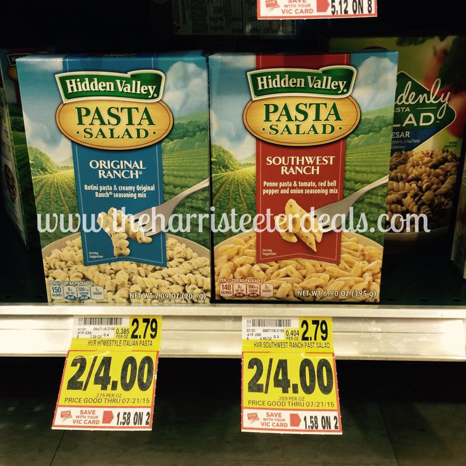 Hidden Valley Pasta Salad
 Hidden Valley Pasta Salad just 50 cents The Harris