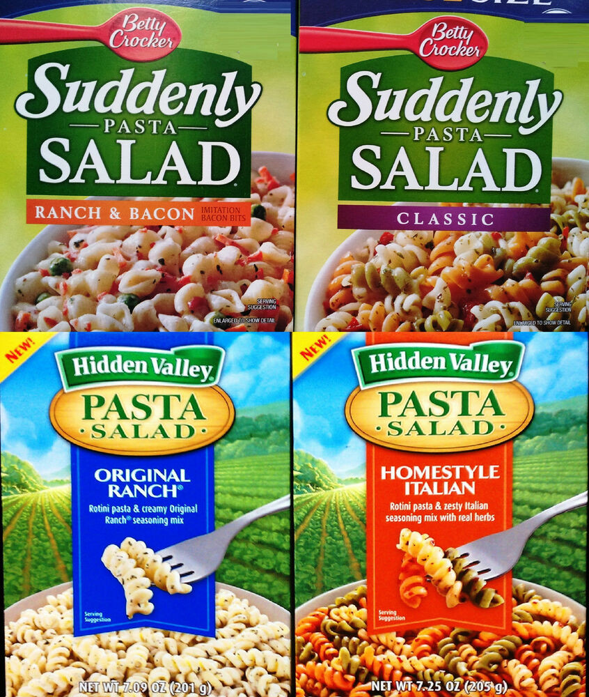 Hidden Valley Pasta Salad
 Betty Crocker Suddenly Hidden Valley Pasta Salad Cold