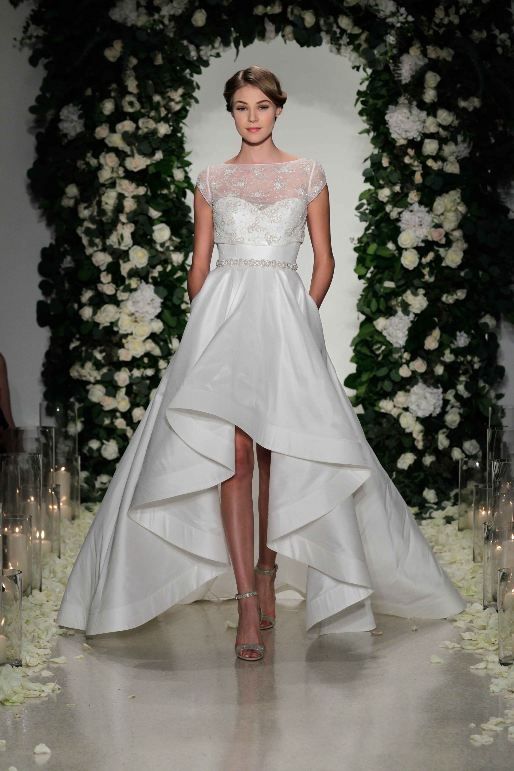 High Low Wedding Gown
 Whitney Port s Wedding Dress Get the High Low Look