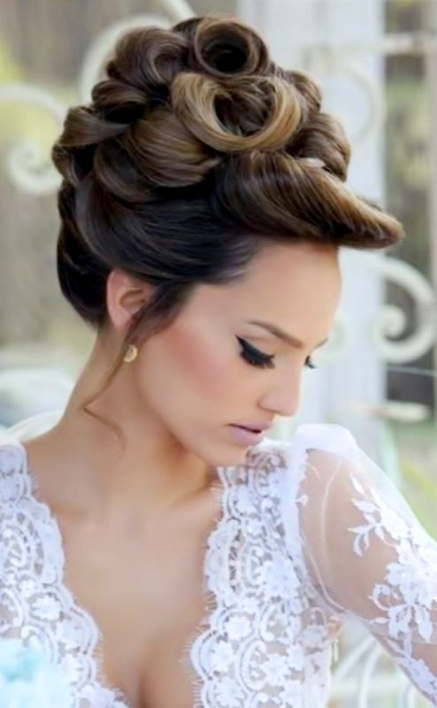 High Updo Hairstyle
 high wedding updos