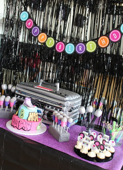 Hip Hop Birthday Party
 Dance Party Ideas Allison s Hip Hop Party Crowning Details