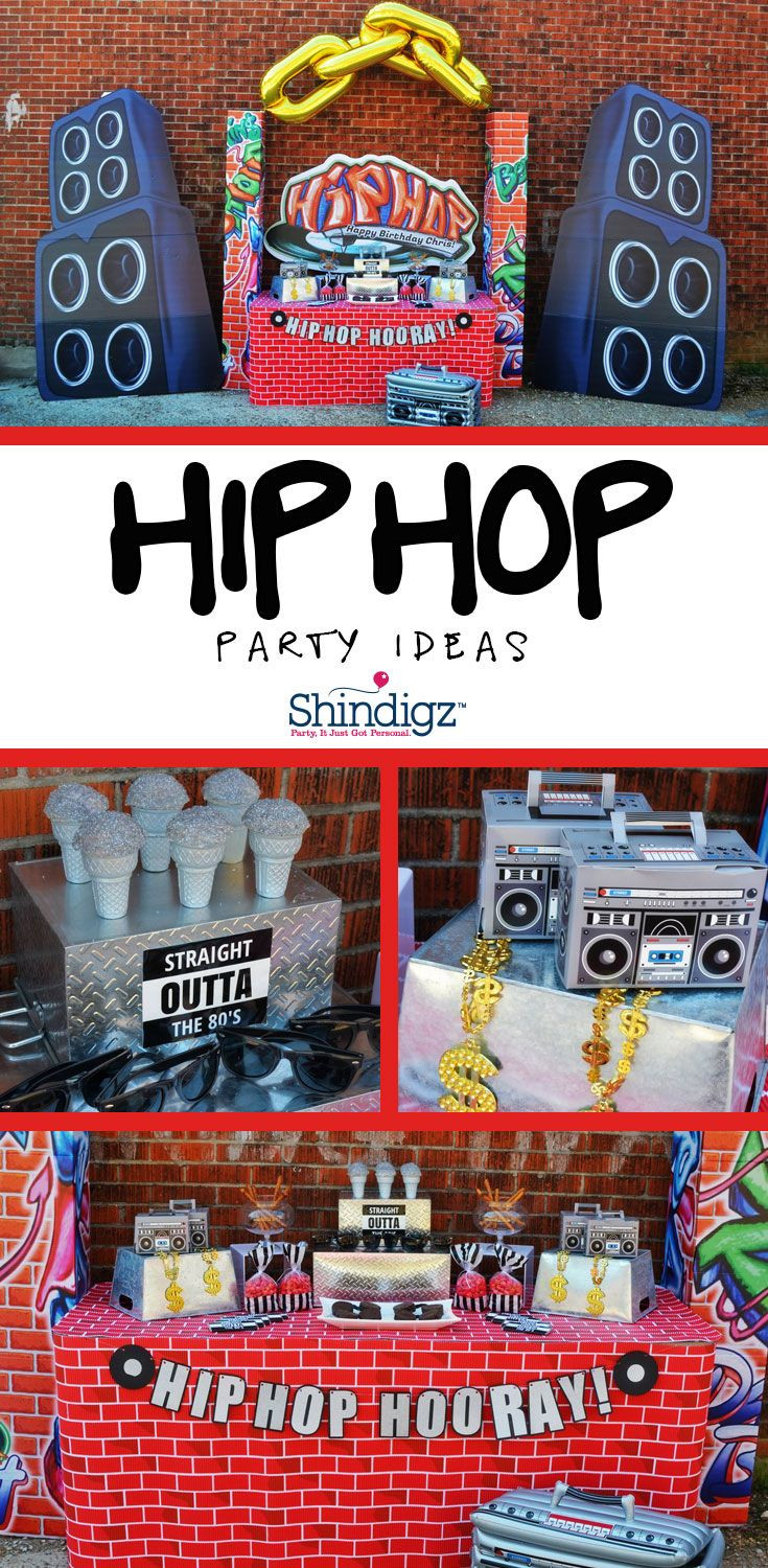 Hip Hop Birthday Party
 Take it old school with this Hip Hop party
