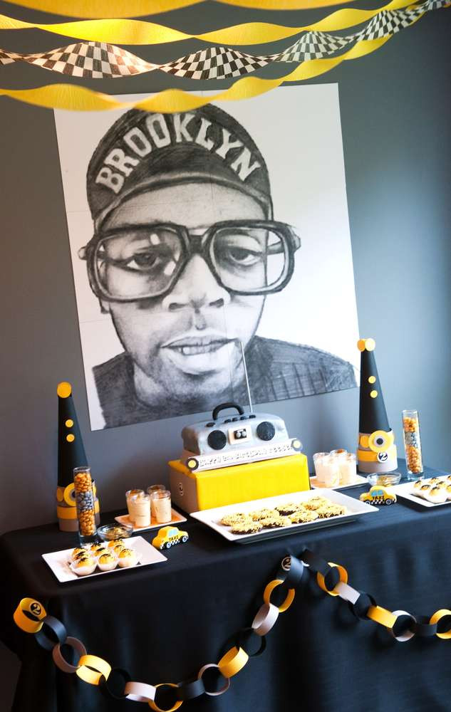 Hip Hop Birthday Party
 Music Birthday Party Ideas 2 of 12
