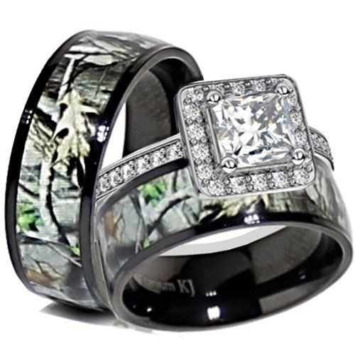 His And Her Camo Wedding Ring Sets
 Pin by Ronda Williams on T V Shows