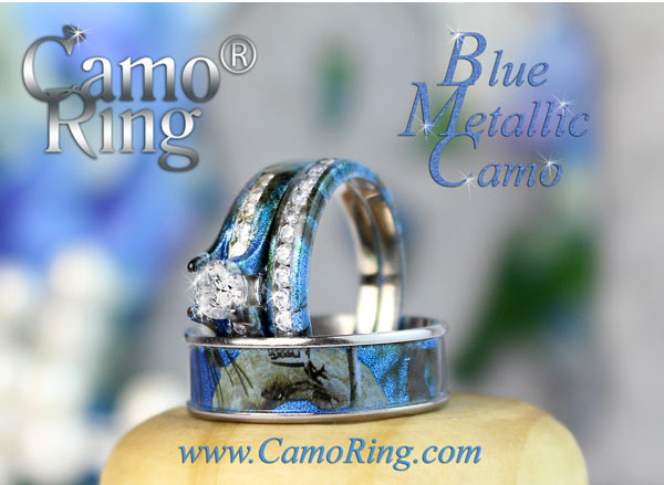 His And Her Camo Wedding Ring Sets
 Camo His & Hers Wedding ring set – CamoRing