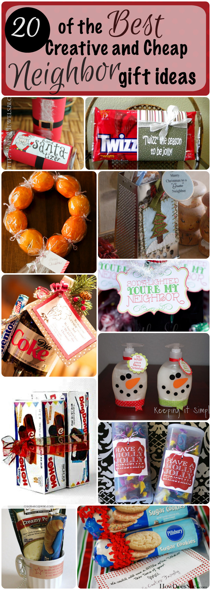 Holiday Cheap Gift Ideas
 20 Best Creative And Cheap Neighbor Gifts For Christmas
