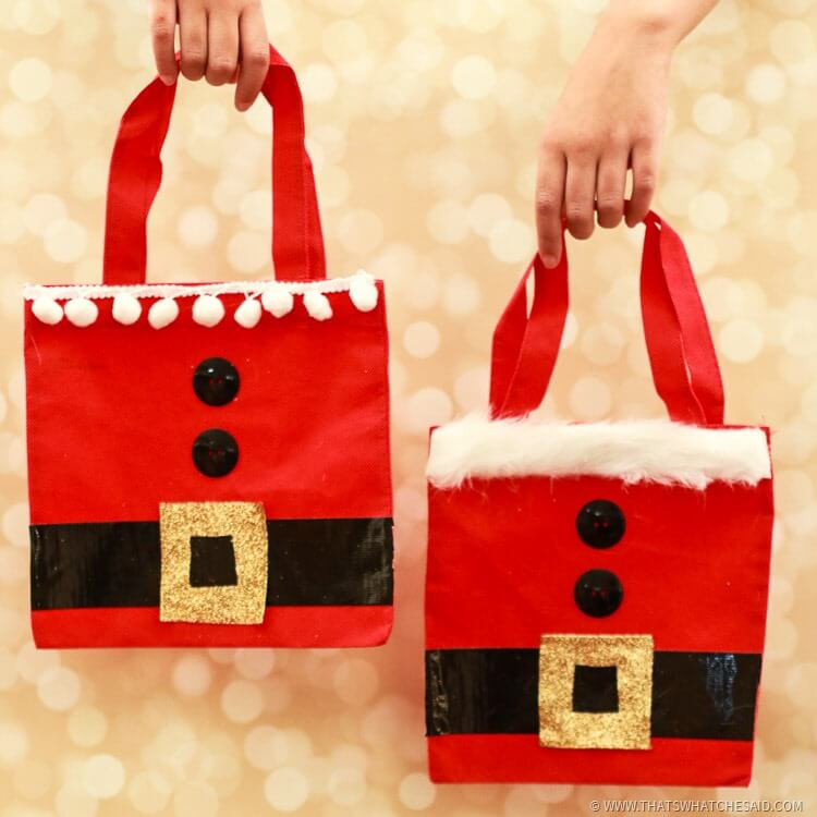 Holiday Gift Bag Ideas
 Santa Gift Bags