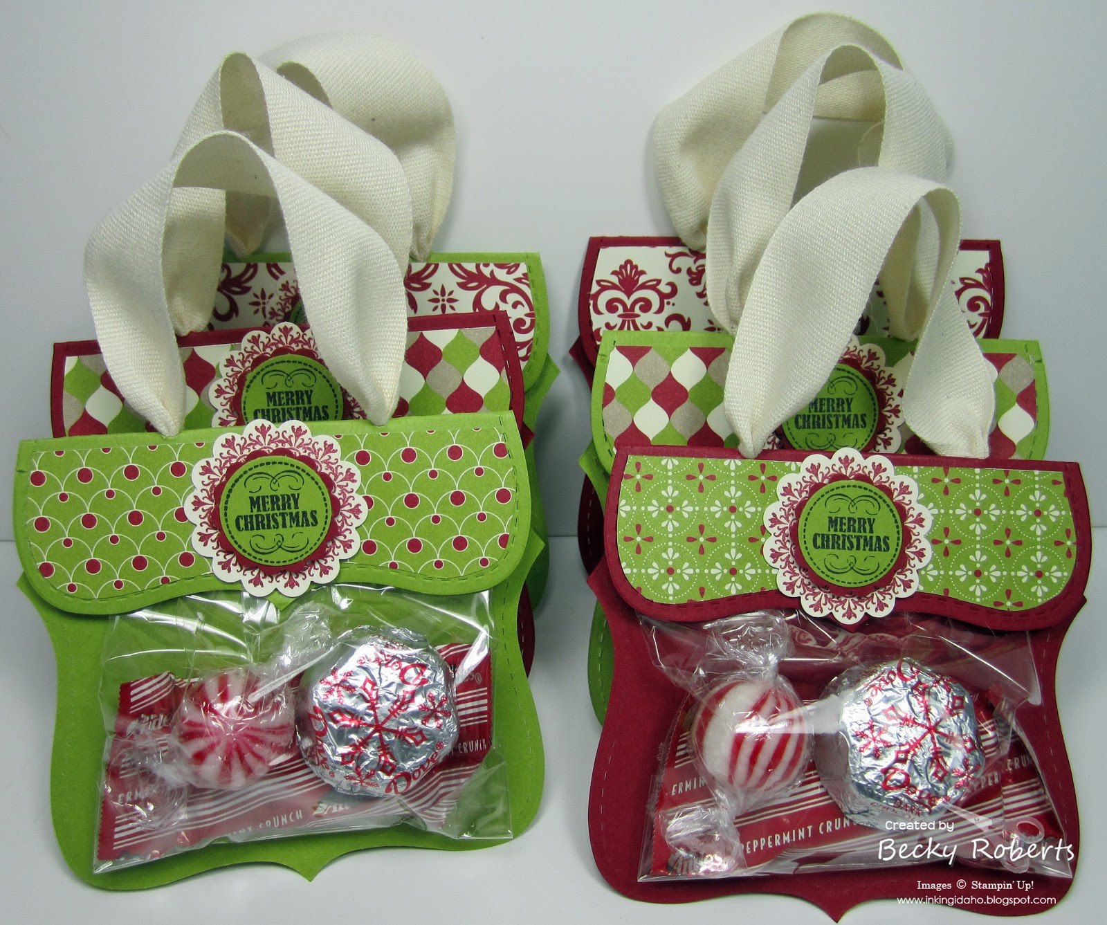 Holiday Gift Bag Ideas
 Inking Idaho Top Note Candy Purses Christmas
