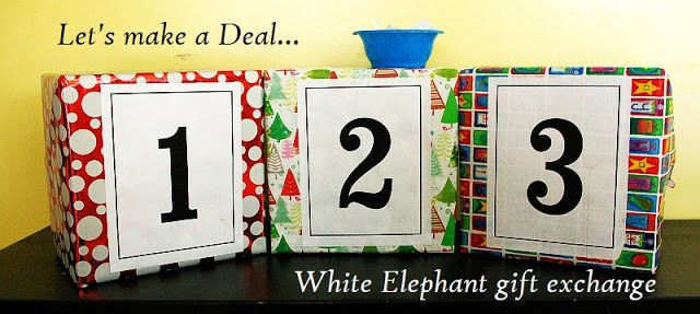 Holiday Gift Exchange Ideas For Groups
 Group game Let s make a DEAL White Elephant Gift