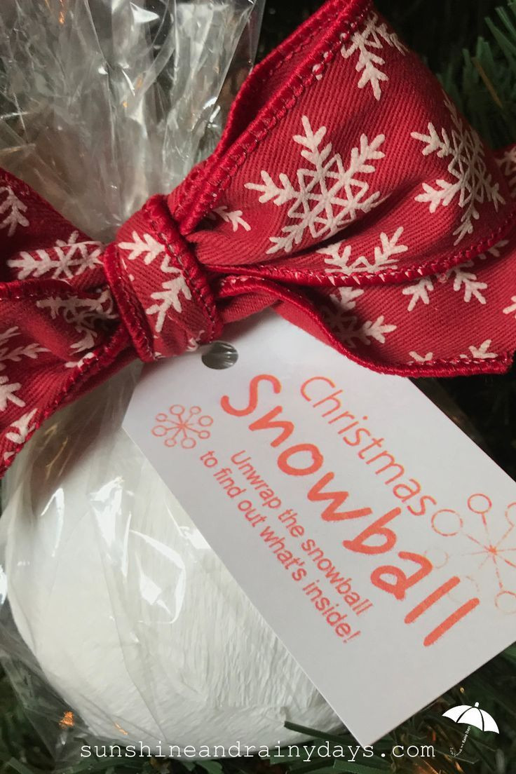 Holiday Gift Giving Ideas
 Christmas Snowball A Creative Way to Give Money