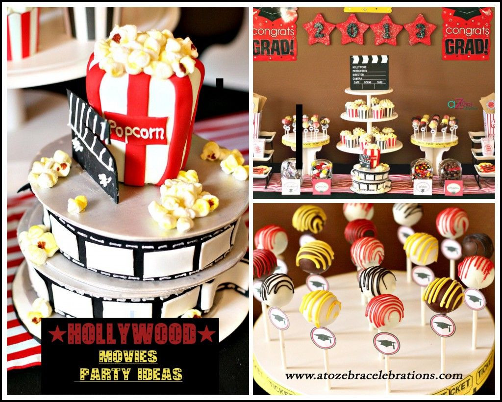 Hollywood Graduation Party Ideas
 Pin de Style with Nancy en Movie Party Ideas