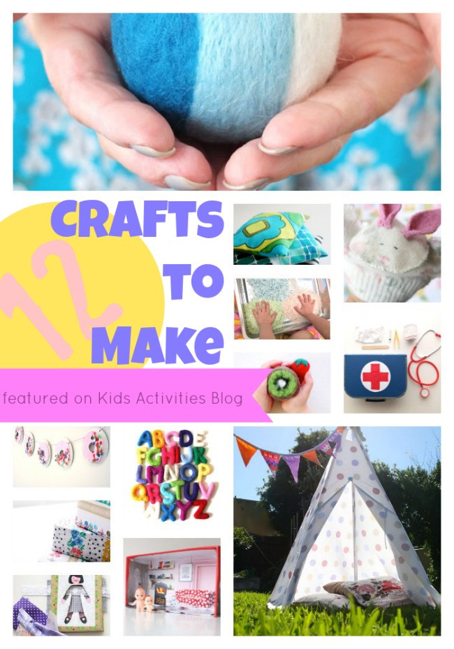 Home Crafts For Toddlers
 12 Crafts to Make at Home