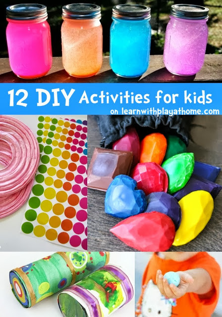 Home Crafts For Toddlers
 Learn with Play at Home 12 fun DIY Activities for kids
