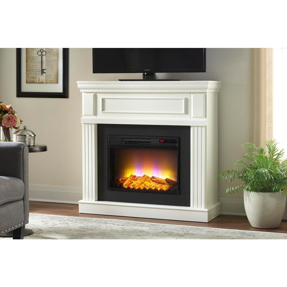 Home Electric Fireplace
 Home Decorators Collection Grantley 40 in Freestanding