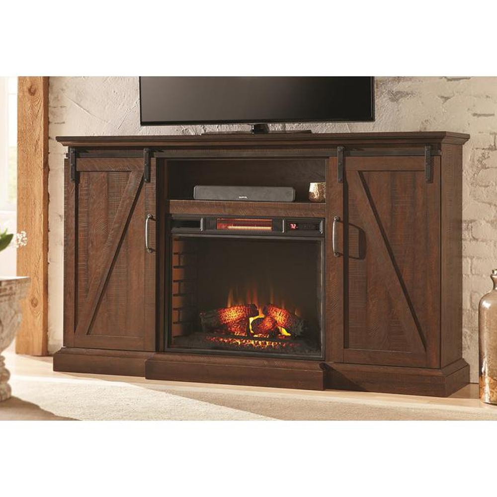 Home Electric Fireplace
 Home Decorators Collection Chestnut Hill 68 in Media
