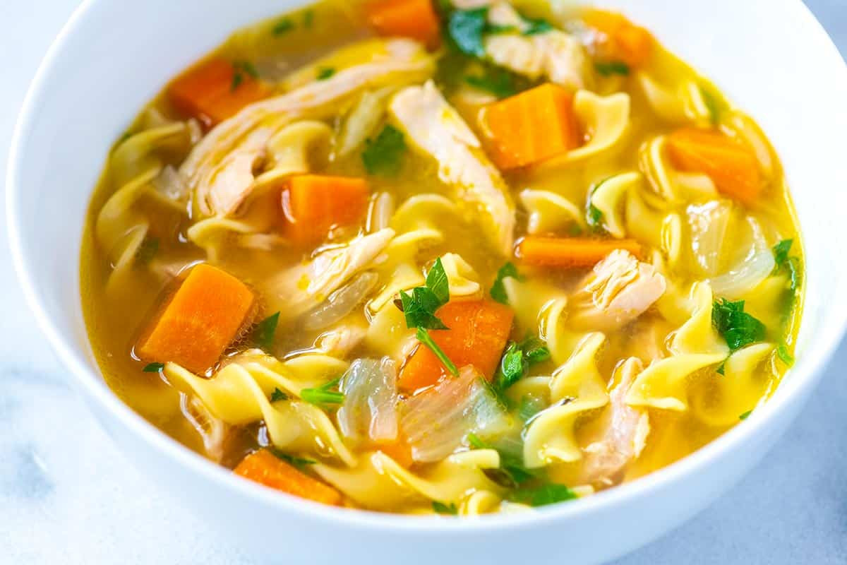 Home Made Chicken Noodle Soup
 Ultra Satisfying Homemade Chicken Noodle Soup