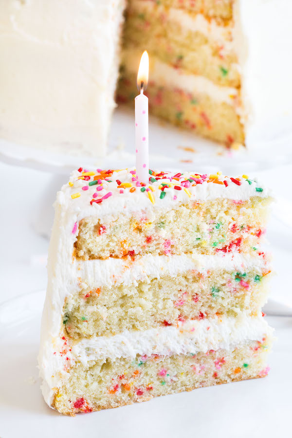 Homemade Birthday Cakes
 Homemade Funfetti Birthday Cake