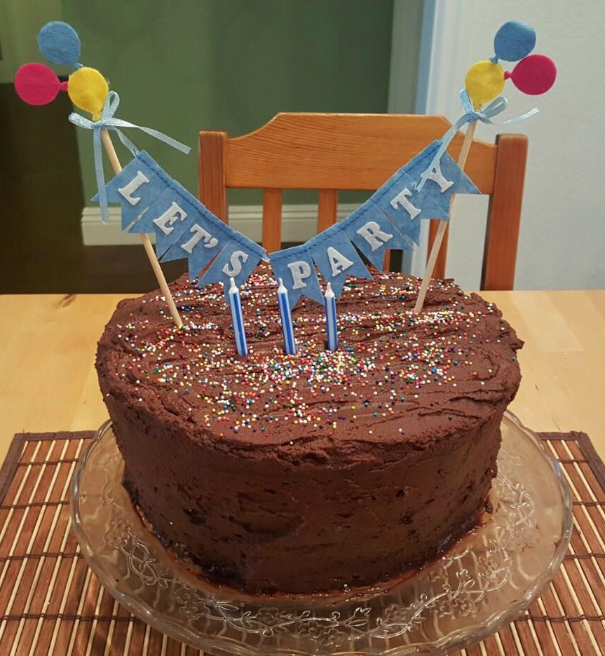 Homemade Birthday Cakes
 Zola s Mom Homemade Chocolate Birthday Cake