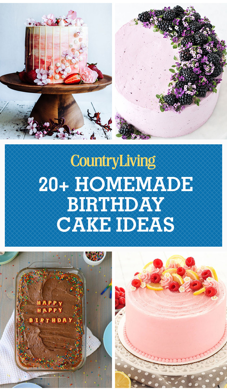 Homemade Birthday Cakes
 22 Homemade Birthday Cake Ideas Easy Recipes for