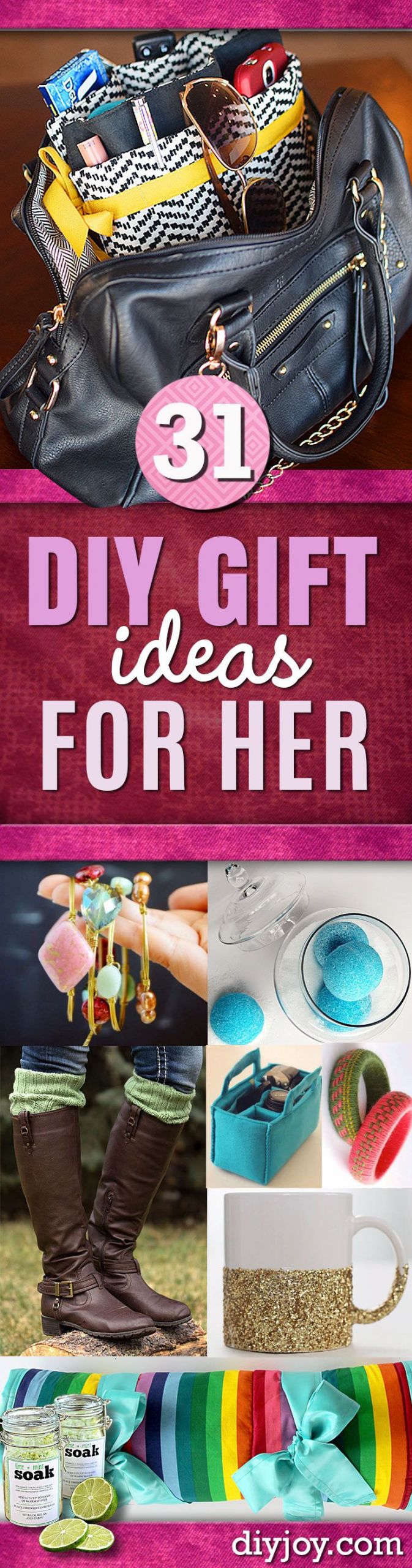 Homemade Gift Ideas For Girlfriend
 DIY Gift Ideas for Her