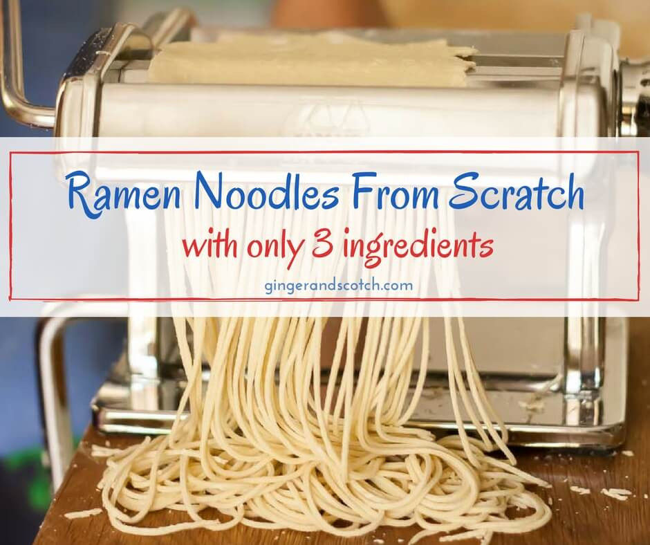 Homemade Noodles From Scratch
 Ramen Noodles From Scratch the No Knead Easy Way