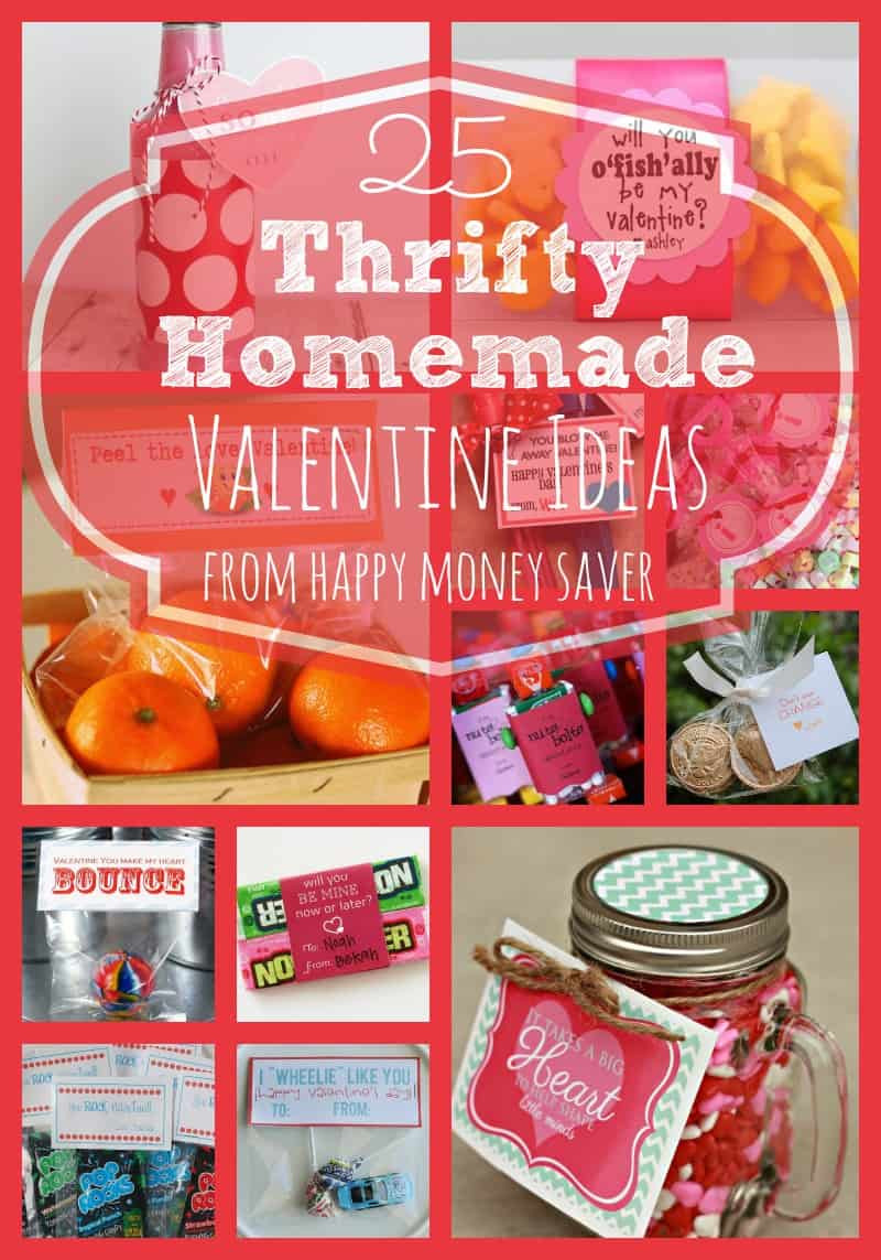 Homemade Valentine Gift Ideas
 25 Thrifty Homemade Valentine Ideas