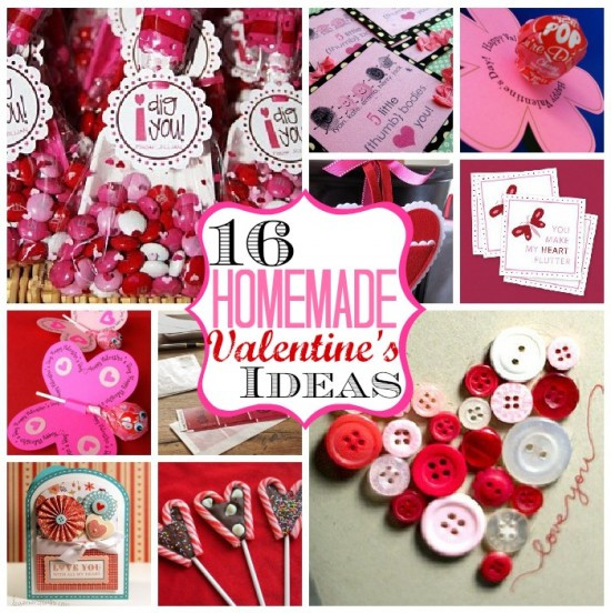 Homemade Valentine Gift Ideas
 16 Homemade Valentine’s Ideas