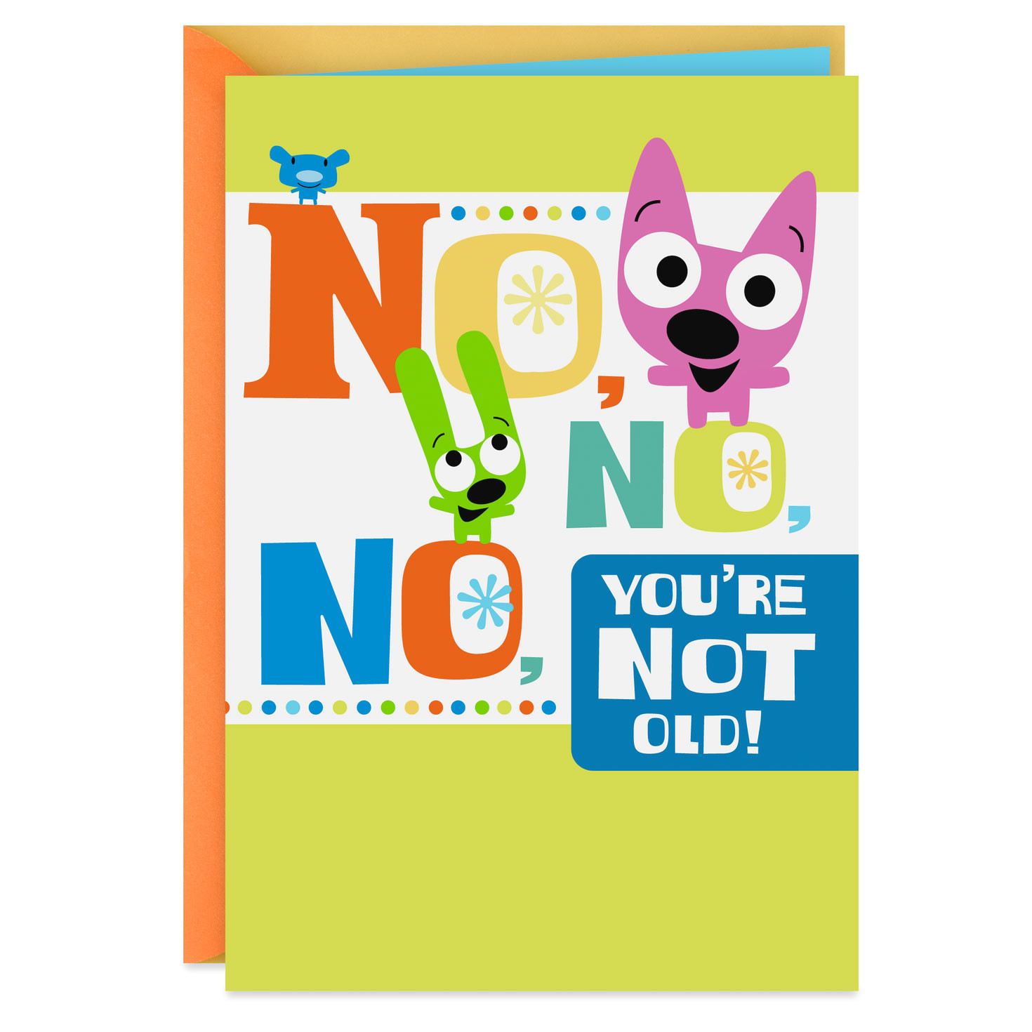 Hoops And Yoyo Birthday Cards
 hoops&yoyo™ You re Not Old Birthday Card With Sound