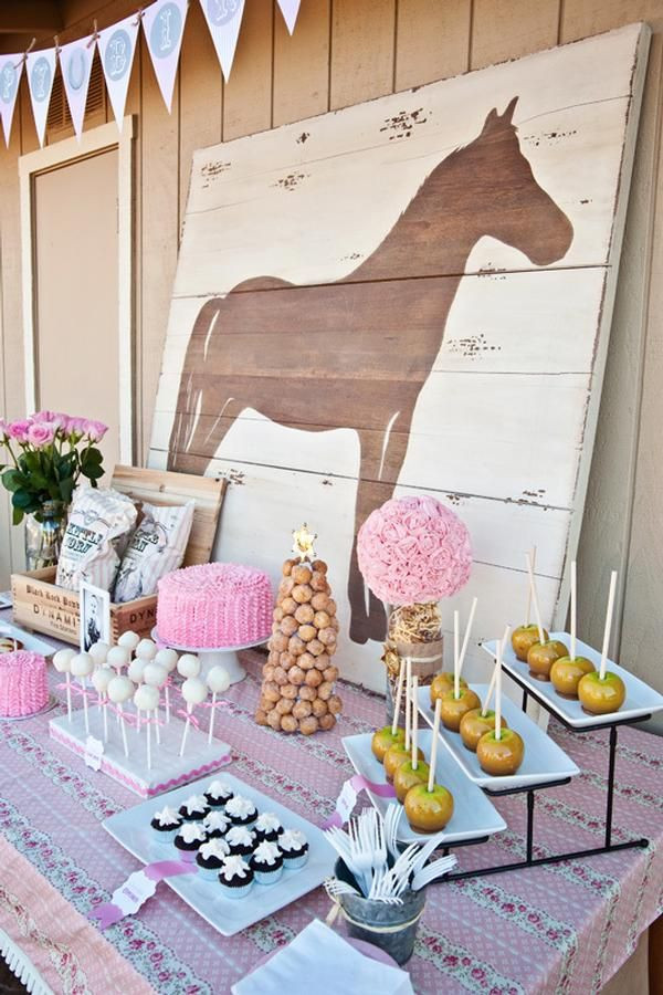 Horse Decorations For Birthday Party
 10 Rustic Kids Birthday Party Ideas