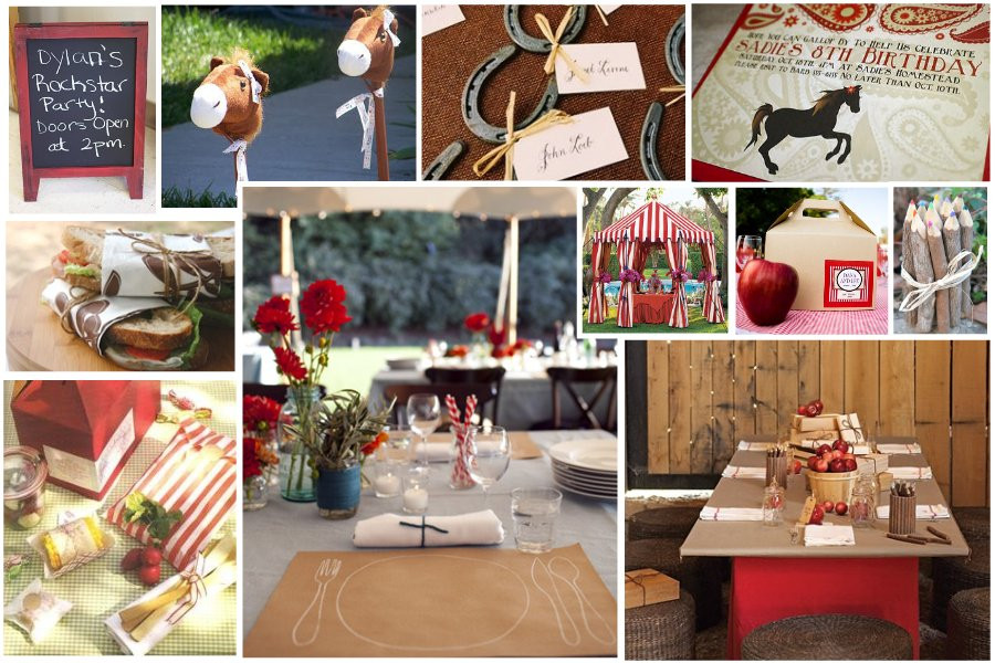 Horse Decorations For Birthday Party
 Inspiration Board Horse Theme Birthday Celebrations at