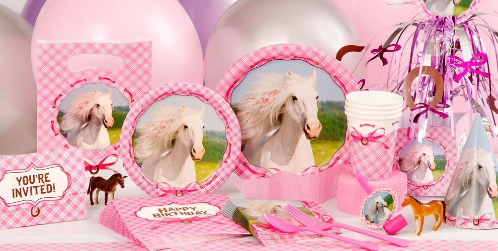 Horse Decorations For Birthday Party
 Heart My Horse Party Supplies Horse Birthday Decorations