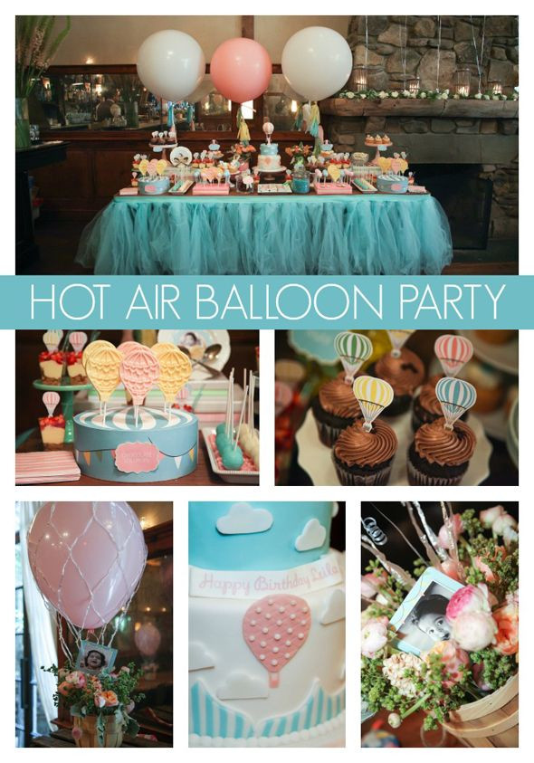 Hot Air Balloon Birthday Decorations
 32 best images about Hot Air Balloon Party Ideas on