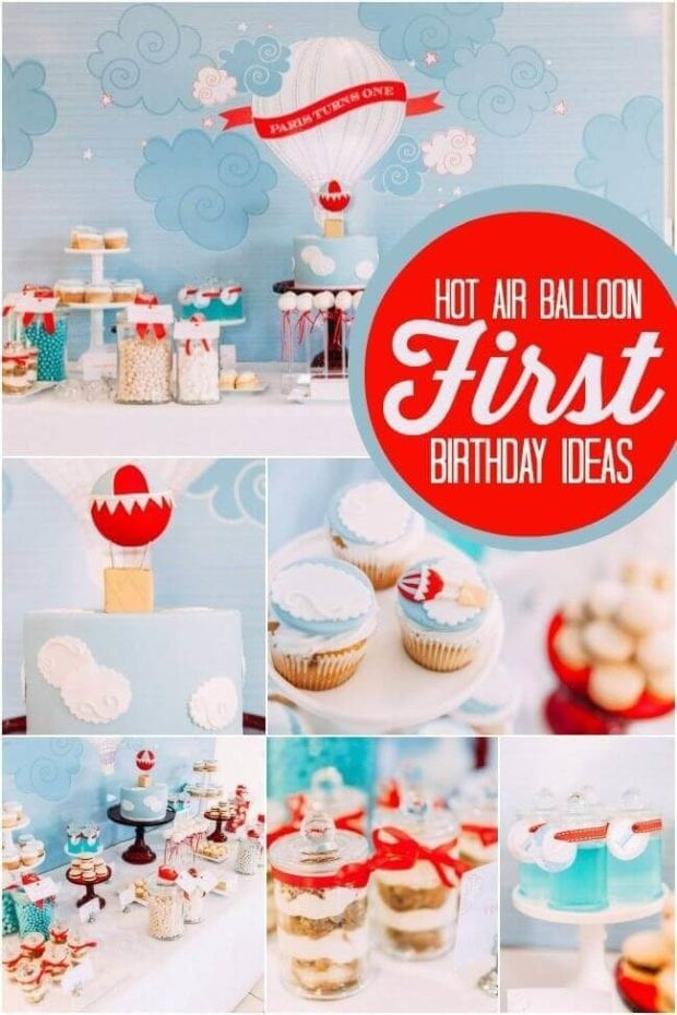 Hot Air Balloon Birthday Decorations
 17 Birthday Party Ideas for Boys Born in May Spaceships