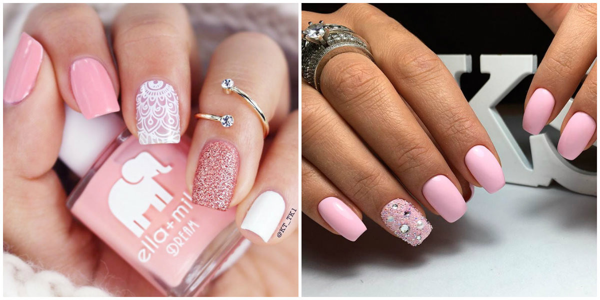 Hot Nail Colors For Summer 2020
 Pink nails 2020 Fashionable Pink Nails Design in 2020 47