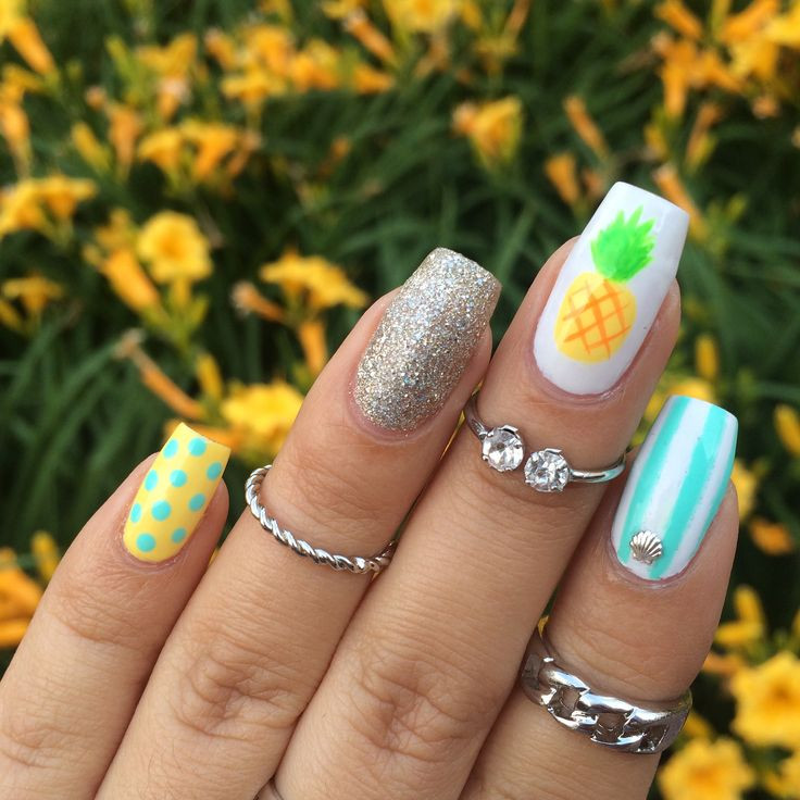 Hot Nail Colors For Summer 2020
 2020 best Skittle Nail Art images on Pinterest