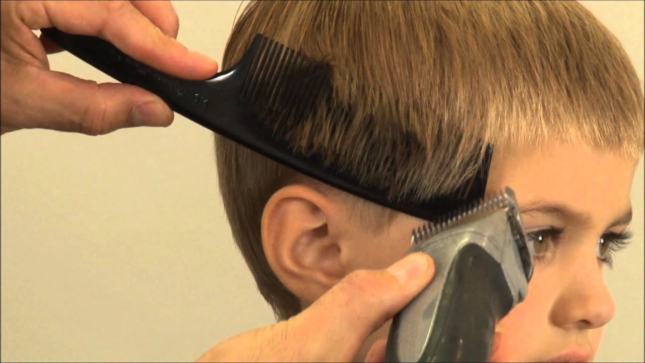 How To Cut A Little Boy Hair
 Boy s Haircut How To Cut A Traditional Side Part Boy s