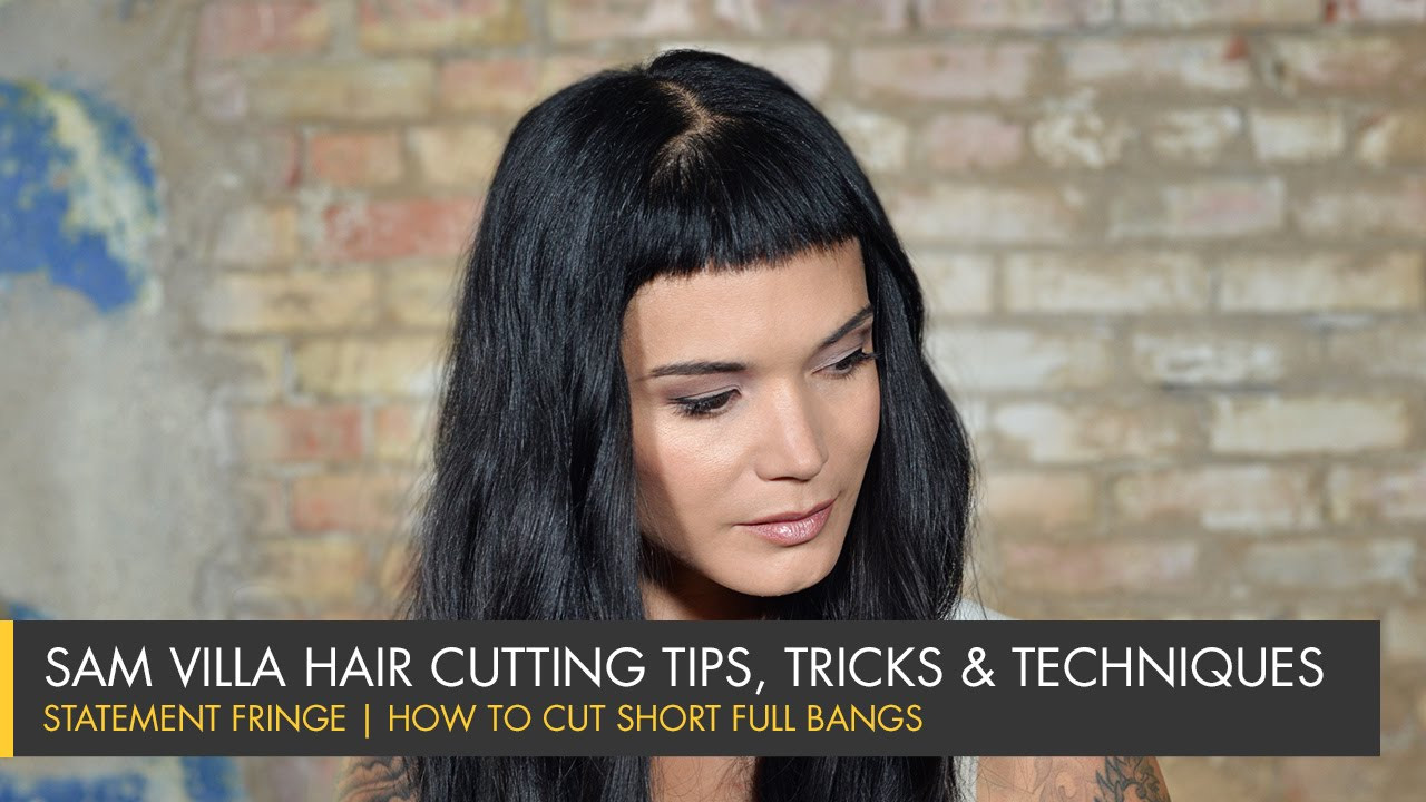 How To Cut Bangs On Long Hair
 Statement Fringe